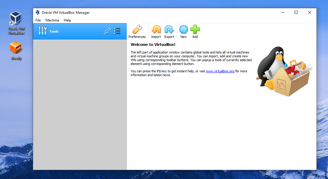 Virtual Box Configuration